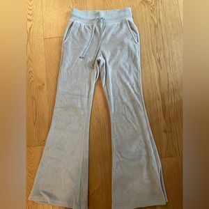 Light Blue Velvet Pants